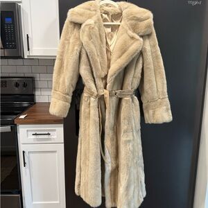 Mincara by Russel Taylor faux fur coat